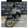 Vespa Sprint - Snorscooter Gold on Black