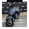 Vespa Sprint - Snorscooter Opaco Blue