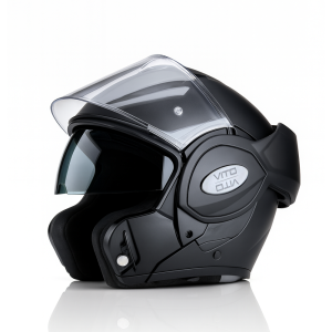 Helm vito systeemhelm reverse mat zwart